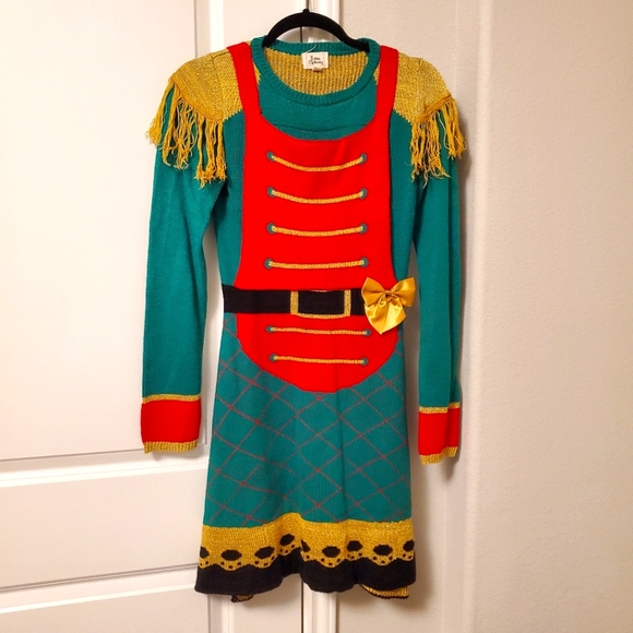Nutcracker Sweater Dress - Picture 1 of 3